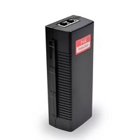 Prix usine PSE60G/PSE156G 60W Gigabit 48V POE Injecteur 10/100/1000M à 4 paires Standard