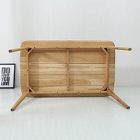 Ensemble de table à manger en bois massif pour 4 à 6 personnes, mobilier de restaurant personnalisé, fabrication OEM, ensemble moderne pour cuisine et salle à manger