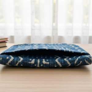 Housse de tablette bohème en tissu tapis fait main, imprimée au bloc à la main, 11 pouces, vente en gros, export Inde - Product Image 1