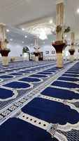 Heißer Verkauf: In China Hergestellter Wollmuster-Gebetsteppich für Moscheen und Gebetsräume