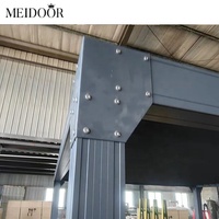 Meidoor Pergola Bioclimatique Manuelle à Manivelle 3x3, Abri de Jardin et Pavillon Abordable, Pergola à Lames Orientables en Aluminium pour Extérieur