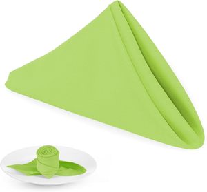 Vente chaude Couleur Unie Polyester <span class=keywords><strong>Serviette</strong></span> Tissu Satin Napperon Tissu Plié <span class=keywords><strong>Fleur</strong></span> pour Hôtel Restaurant Western Restaurant - Product Image 2