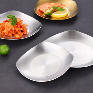 2026 Plateau carré en acier inoxydable personnalisé, <span class=keywords><strong>incassable</strong></span> et de qualité supérieure, pour repas au hot pot, <span class=keywords><strong>vaisselle</strong></span> portable et plateau à collations, pour la maison et l'hôtel - Product Image 2