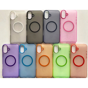 New Matte Kẹo Từ Mờ Trường Hợp Đối Với <span class=keywords><strong>iPhone</strong></span> 16e 15 Cộng Với 16Promax 14 Pro Mềm Silicone Từ <span class=keywords><strong>Bumper</strong></span> Mỏng Bìa - Product Image 6