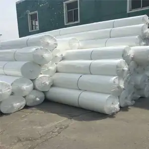 Fabricante de alta qualidade fornece tecido de geotêxtil de filamento branco para fornecimento de fábrica encostas inclinadas