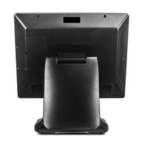 Caisse enregistreuse tactile capacitive tout-en-un Junrong RS606 noire pour la restauration, les salons de thé, la vente au détail et les supermarchés