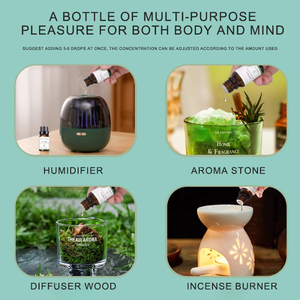 Suministro de fábrica, aceite esencial personalizable con árbol de té, lavanda, aroma botánico Superior para aliviar el estrés, aromaterapia vegetal - Product Image 5