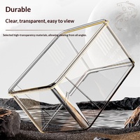 Aquarium à Haute Transparence en Acrylique Durable pour Poissons Rouges et Tortues, Grand Réservoir Écologique Super Clair pour Plantes Aquatiques, Grande Capacité, Usage Intérieur