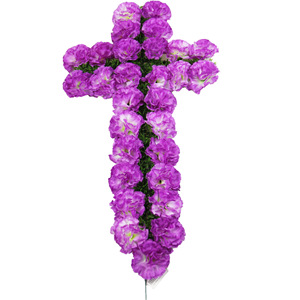 <span class=keywords><strong>Fleurs</strong></span> <span class=keywords><strong>artificielles</strong></span> de cimetières pour Pâques, carnations, décoration extérieure, arrangement floral pour le festival Qingming - Product Image 5