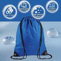 Sac à cordon promotionnel grande capacité avec logo personnalisé, en tissu à séchage rapide, idéal pour la gym, le basketball, le marathon et les voyages