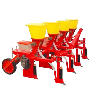 Semoir de précision agricole 4 rangs pour maïs, haricots, arachides, soja, avec attache point par point, type monoculteur - Product Image 1