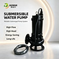 Pompe submersible certifiée de type WQ à prix d'usine avec interrupteur à flotteur pour stations d'élevage des eaux usées et fosse d'égout industrielle