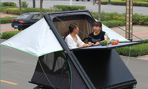 Carpa <span class=keywords><strong>de</strong></span> Techo Rígida <span class=keywords><strong>de</strong></span> Aluminio Soar para las Cuatro Estaciones <span class=keywords><strong>con</strong></span> Lona Impermeable <span class=keywords><strong>de</strong></span> >3000mm y un Dormitorio y Sala <span class=keywords><strong>de</strong></span> Estar para Equipaje - Product Image 2