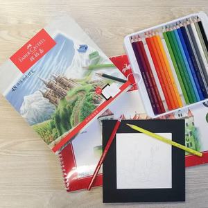 Ensemble de crayons de couleur à base d'huile Faber-castell, 48 couleurs, série Castle, pour dessin et croquis artistiques - Product Image 3