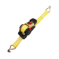 Nouveau 1 pouce 600kg Polyester moto sangles à cliquet rétractables sangles d'arrimage rétractables automatiques avec Double crochet en J