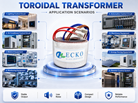 Transformateur toroïdal de type anneau AC 230V simple 12V 140VA pour préamplificateur, carte de tonalité, amplificateur à tubes