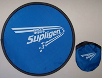 Ventilateur pliable personnalisé avec logo, disque volant pliable avec étui