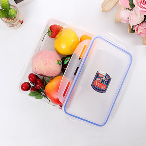 Ownswing kín hình chữ nhật thực phẩm lưu trữ <span class=keywords><strong>Container</strong></span> 3 gói nhựa thực phẩm lưu trữ hộp bpa-miễn phí nhà bếp tổ chức cho Đảng - Product Image 3