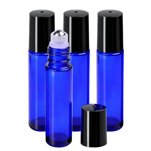 Frascos de Vidro Âmbar Finos de 1ml, 2ml, 3ml, 5ml, 10ml com Borrifador e Rolinhos de Metal/Vidro para Sabonete Líquido - Product Image 5