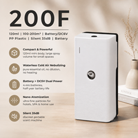 Diffuseur d'huiles essentielles électrique sans eau Koeazy DC6V à piles, télécommande, grande capacité, pour la maison