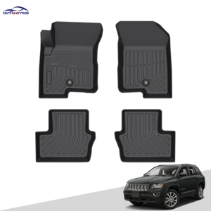 Tapis de sol antidérapant en TPE, housse de protection, accessoires intérieurs de voiture simples pour Jeep Compass 2007-2016, vente chaude - Product Image 1