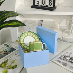 Tazas y Platillos de Porcelana Europea Nuevos al por Mayor para el Té de la Tarde - Product Image 2