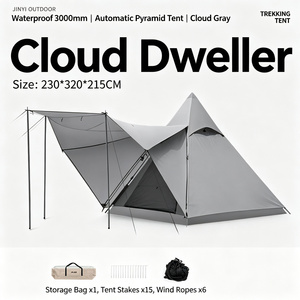 Camping <b>Tent</b> Galvanized Steel <b>Frame</b> Waterproofing Portable Beach Outdoor Summer <b>Tent</b> Events - Product Image 3