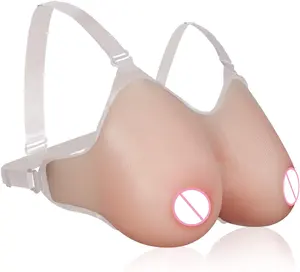 Pechos de silicona para travestis, mastección falsos para formas de senos, prótesis transgénero