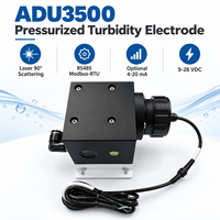 Sonde de surveillance en ligne pressurisée de la turbidité de l'eau, capteur laser 660 nm, 0-2000 NTU, 4-20 mA, RS485 Modbus-RTU