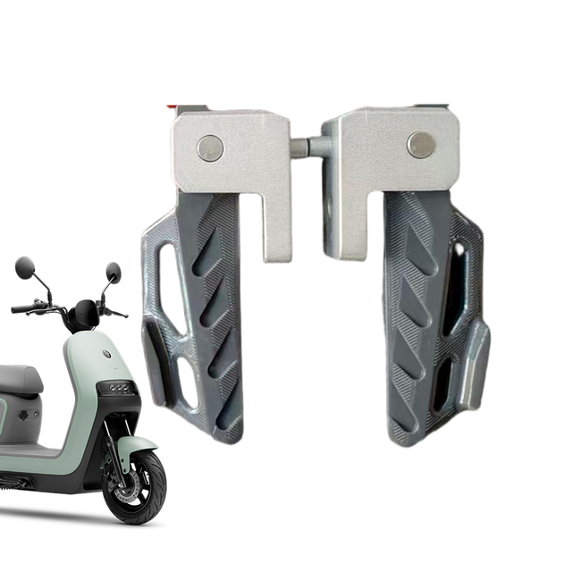 Universal Aluminum Nylon Manual Folding Footrest Pedal Protection Decoration for Segway Ninebot Most Electric Scooters Rear Foot