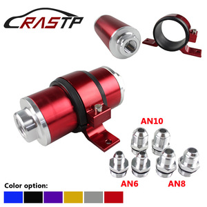 Car Fuel Filter 14.5cm x 5.8cm High Flow Magnetized With <b>Bracket</b> For Retrofit Upgrade - Product Image 2