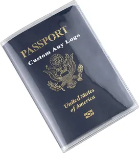 Обложка для паспорта прозрачная, оптовая цена ПВХ Прозрачная Обложка для паспорта