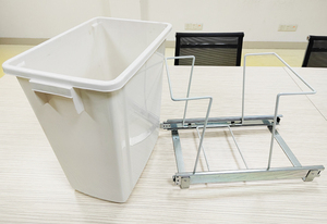 American Style Kitchen Pull Out <strong>Drawer</strong> Sliding Trash Bin Dustbin Under Cabinet - Product Image 3