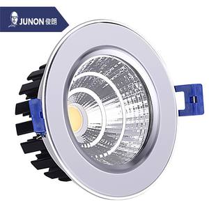 Moderno Foco <span class=keywords><strong>LED</strong></span> COB Empotrable de 3cct, 10W/<span class=keywords><strong>20W</strong></span>/30W, Regulable, para Oficina, Luz de Techo Empotrada de Aluminio Fundido a Presión de 300mm, para Sala de Estar - Product Image 1