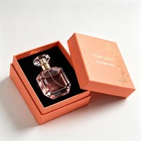 Boîte en velours de luxe personnalisée pour parfum, huile essentielle, sérum pour le soin de la peau, emballage de parfum en matériaux recyclés, boîte en papier cosmétique