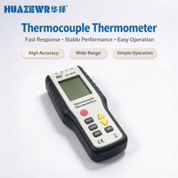 HT9815 Termometer Multi Saluran Tipe K Termokopel Pengukur Suhu Kontak Termometer Digital untuk Penggunaan Laboratorium Industri