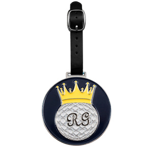 Etiquetas de Equipaje Deportivas de Metal Grabadas con Logotipo Personalizado de Alta Calidad para Bolsas de Golf - Product Image 6