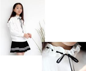 ชุดเสื้อผ้าเด็กผู้หญิงอินเดียเสื้อยืดลูกไม้สีขาวช้อปปิ้งออนไลน์ - Product Image 3