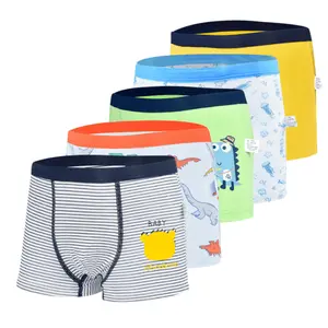wholesale kids pure cotton underpants boys Cartoon underwear children comfortable breathable boxer