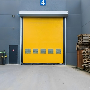 Porte de salle blanche en PVC à fermeture éclair, taille personnalisée, isolation, prévention des incendies, haute sécurité, garantie 1 an - Product Image 4