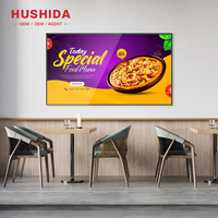 Vente en gros 43 pouces Restaurant Intelligent Kfc Restauration rapide Café Menu Affichage Led Menu Affichage Lcd Pour Menu