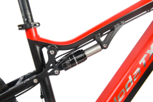 Bicicleta eléctrica de montaña de 29 pulgadas con suspensión completa, freno hidráulico y motor en el buje. - Product Image 5