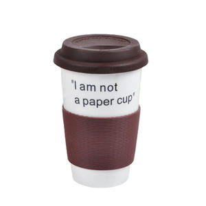 <span class=keywords><strong>Taza</strong></span> de café personalizada con sublimación, vaso de cerámica de doble pared, <span class=keywords><strong>taza</strong></span> de viaje turca <span class=keywords><strong>para</strong></span> llevar, tapa de silicona, reutilizable, ecológica - Product Image 3