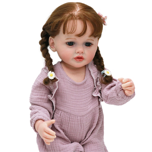 Búp Bê Em Bé 55Cm Tái Sinh Mới Sinh Chính Hãng Bebe Em Bé Tập Đi Đáng Yêu Toàn Thân Silicon - Product Image 5