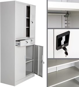 Tủ Hồ Sơ Kim Loại Với <span class=keywords><strong>2</strong></span> Ngăn Kéo Nội Thất Văn Phòng Nhân Viên Tủ Ngăn Kéo Thép - Product Image 5