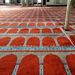 <span class=keywords><strong>Tapis</strong></span> <span class=keywords><strong>de</strong></span> <span class=keywords><strong>prière</strong></span> musulman <span class=keywords><strong>pas</strong></span> <span class=keywords><strong>cher</strong></span> pour femmes, style persan jacquard et à poils coupés - Product Image 2