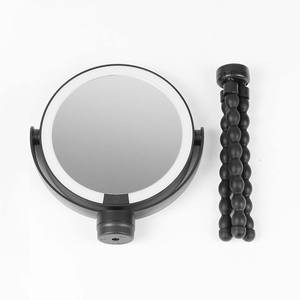 Nuevo Espejo de <span class=keywords><strong>Maquillaje</strong></span> LED Redondo con Soporte Flexible Portátil Tipo Pulpo para Viajes, Ilumina Cosméticos - Product Image 6
