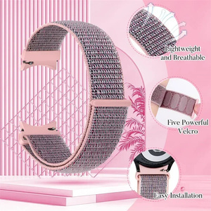 Geen Gaten Ademend Verstelbare Polsband Sport Nylon Lus Band Voor Samsung Galaxy Watch 7 Fe 6 5 4 Band - Product Image 2