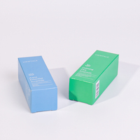 Caja de Empaque para Crema Cosmética con Recubrimiento UV y Lámina Dorada Moderna Personalizada de Fábrica