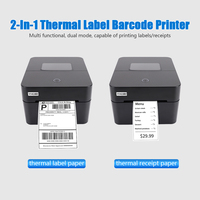 Vente directe d'usine, imprimante d'étiquettes thermiques de 4 pouces, prend en charge l'impression de reçus, imprimante d'étiquettes thermiques 4x6, imprimante de codes-barres